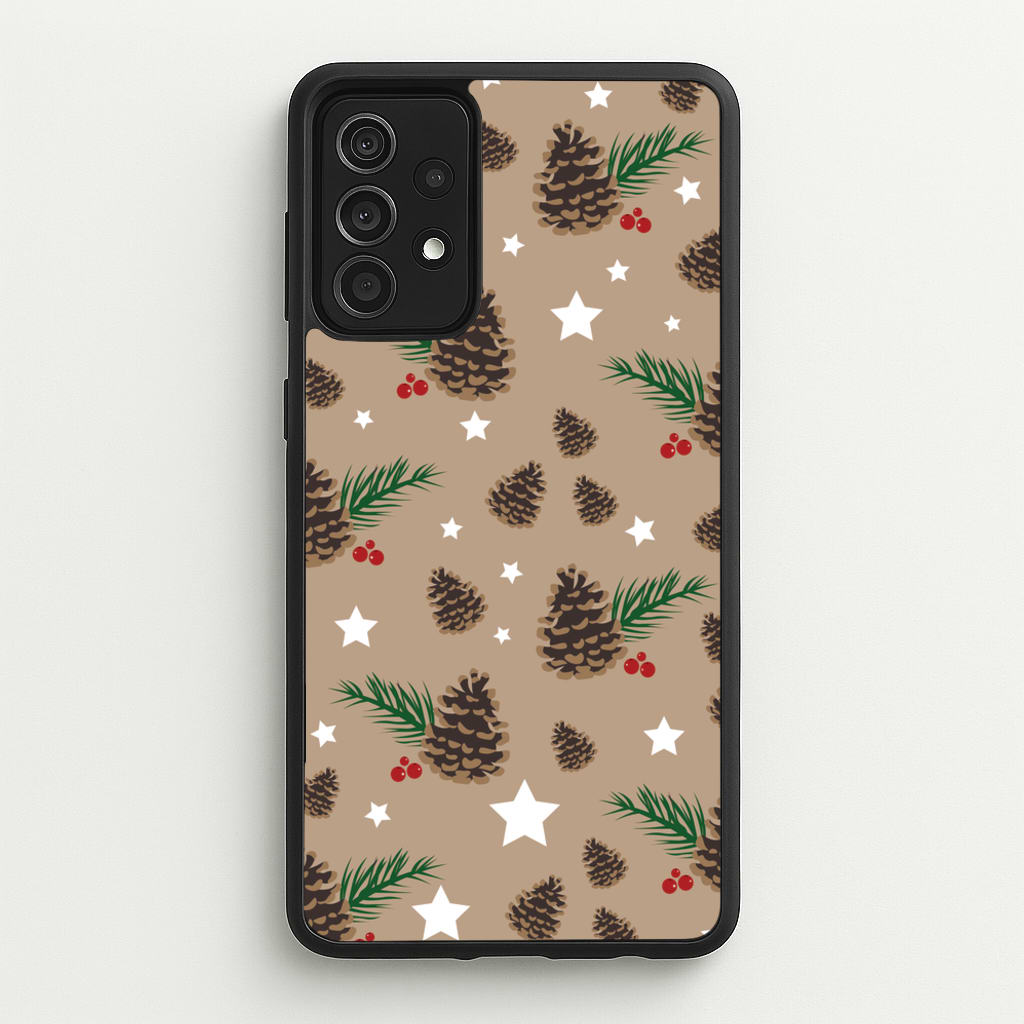 Acorn - Christmas Patterns - Christmas Patterns Phone Case for Galaxy A52 / A52s