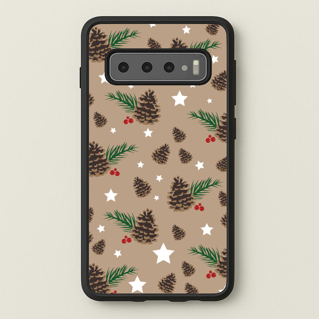 Acorn - Christmas Patterns - Christmas Patterns Phone Case for Galaxy S10