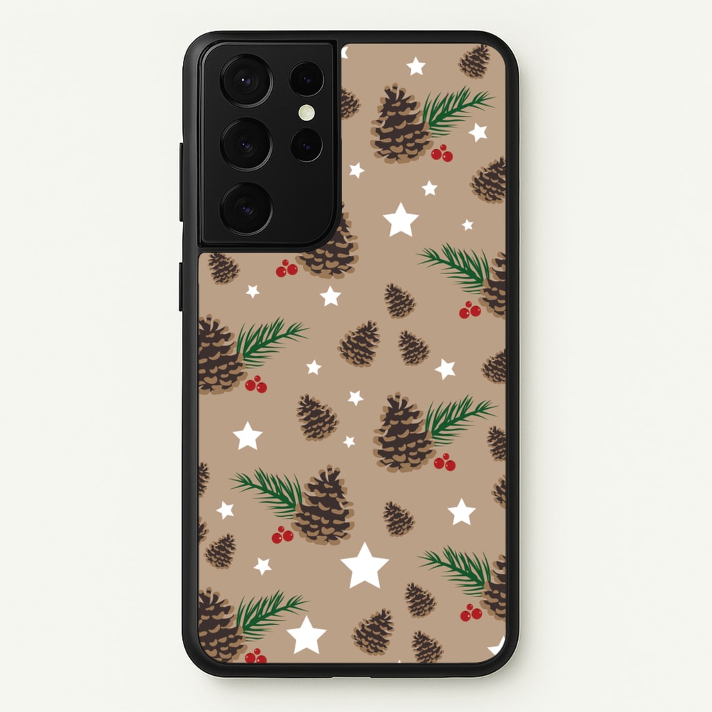 Acorn - Christmas Patterns - Christmas Patterns Phone Case for Galaxy S21 Ultra