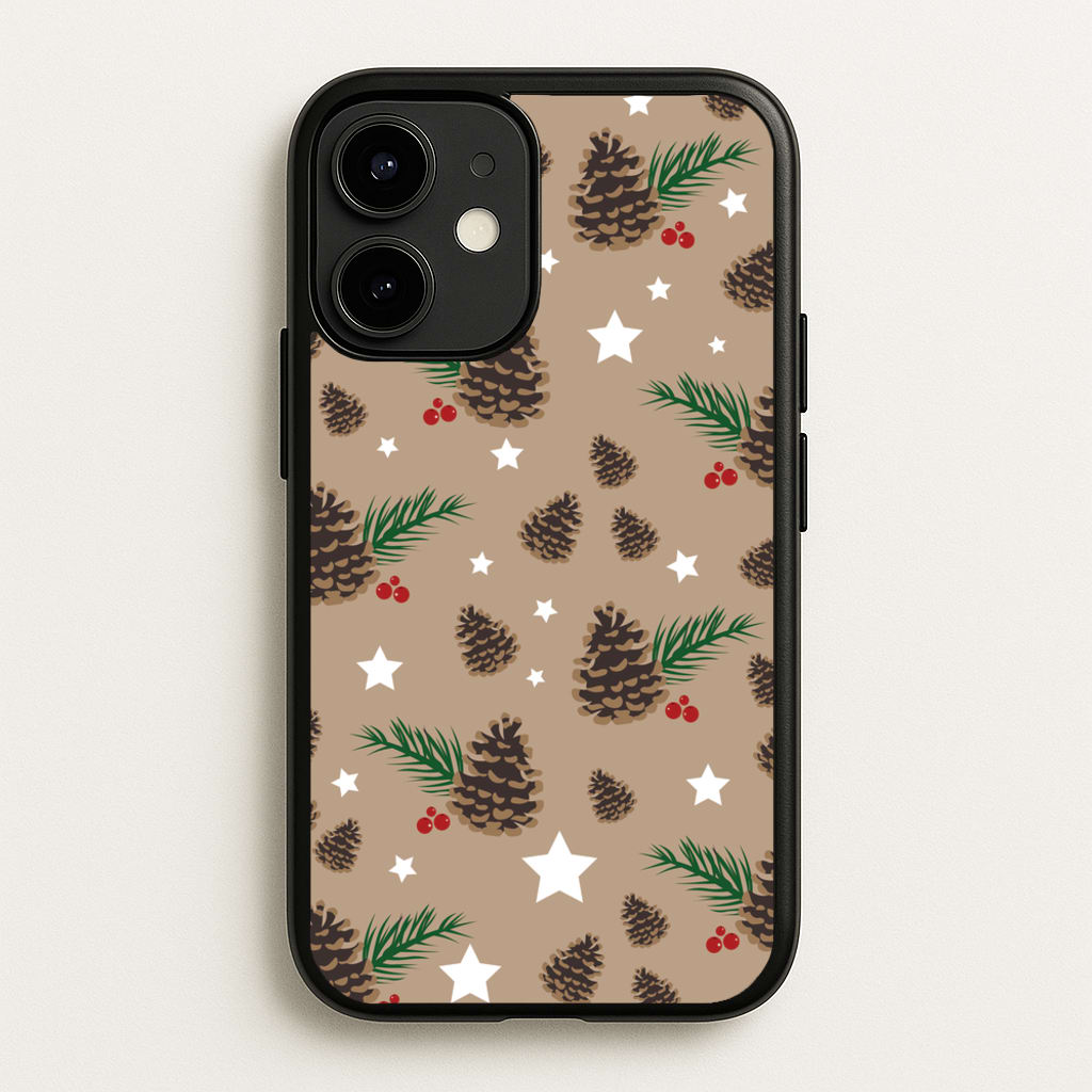 Acorn - Christmas Patterns - Christmas Patterns Phone Case for iPhone 12 / 12 Pro