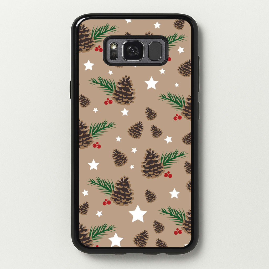 Acorn - Christmas Patterns - Christmas Patterns Phone Case for Galaxy S8