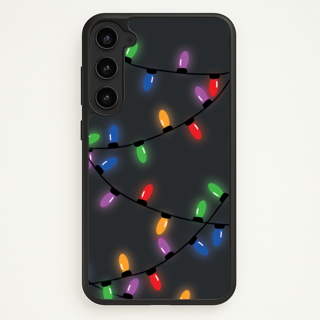 Rainbow Lights - Christmas Patterns - Christmas Patterns Phone Case for Galaxy S23 Plus