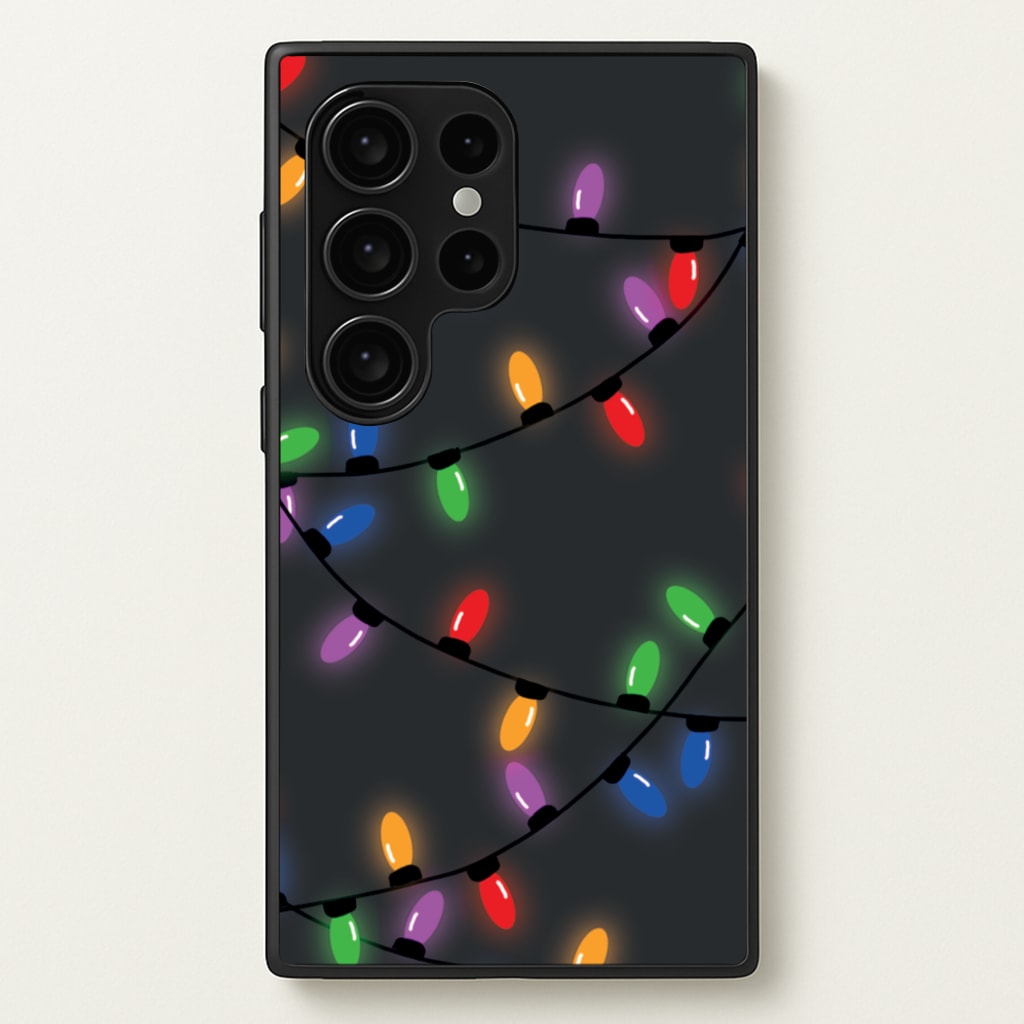 Rainbow Lights - Christmas Patterns - Christmas Patterns Phone Case for Galaxy S24 Ultra