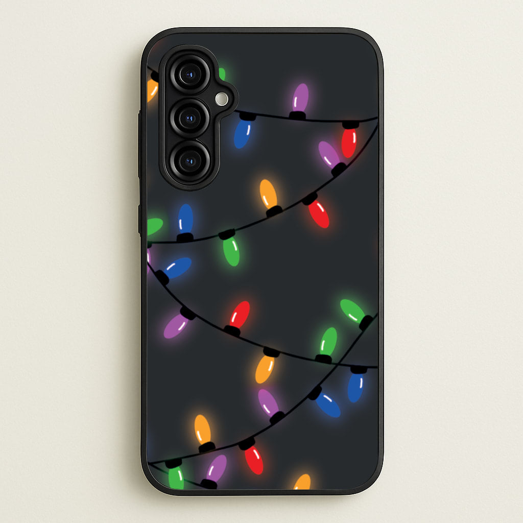 Rainbow Lights - Christmas Patterns - Christmas Patterns Phone Case for Galaxy A54