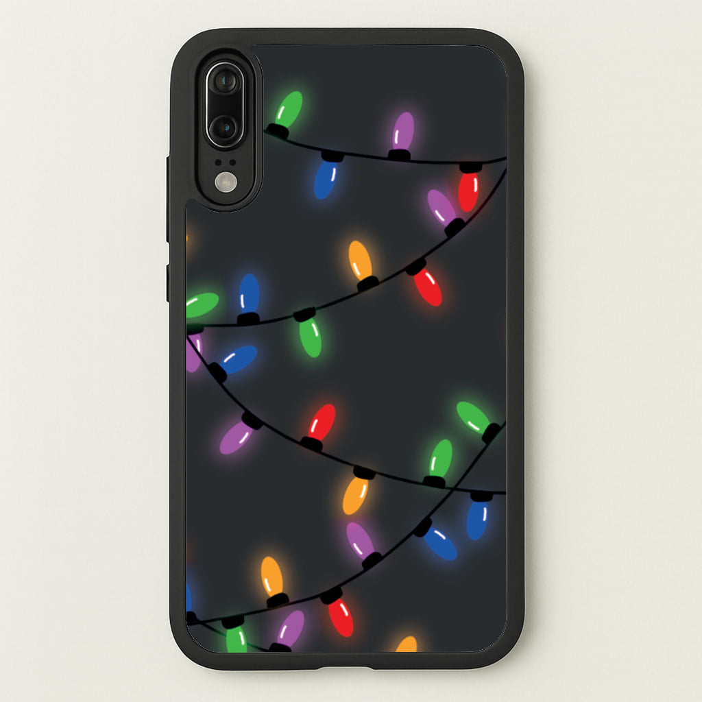 Rainbow Lights - Christmas Patterns - Christmas Patterns Phone Case for Huawei P20
