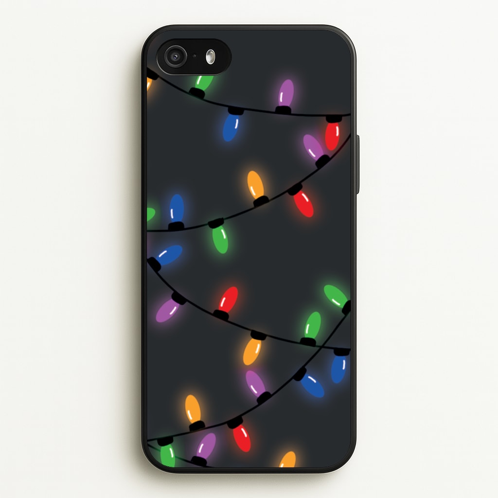 Rainbow Lights - Christmas Patterns - Christmas Patterns Phone Case for iPhone 5 / 5s / SE 2016