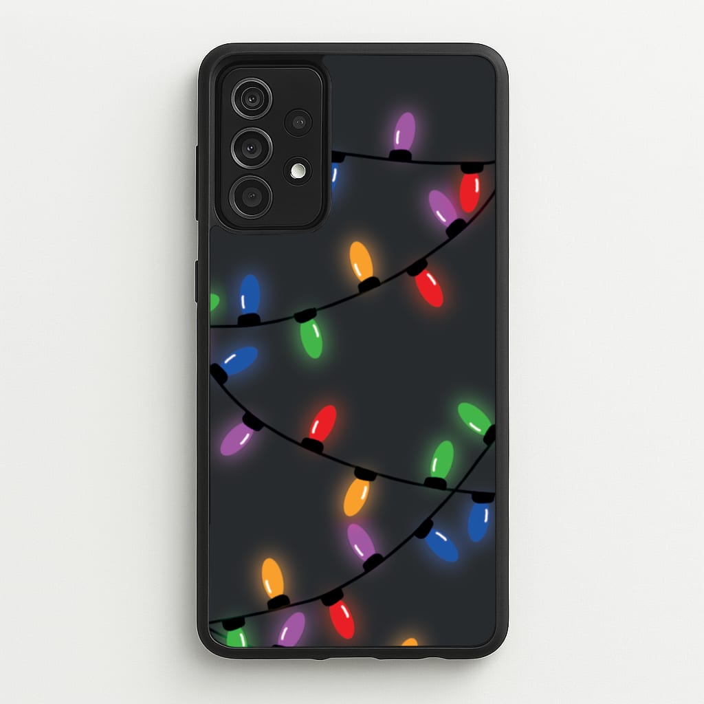 Rainbow Lights - Christmas Patterns - Christmas Patterns Phone Case for Galaxy A52 / A52s