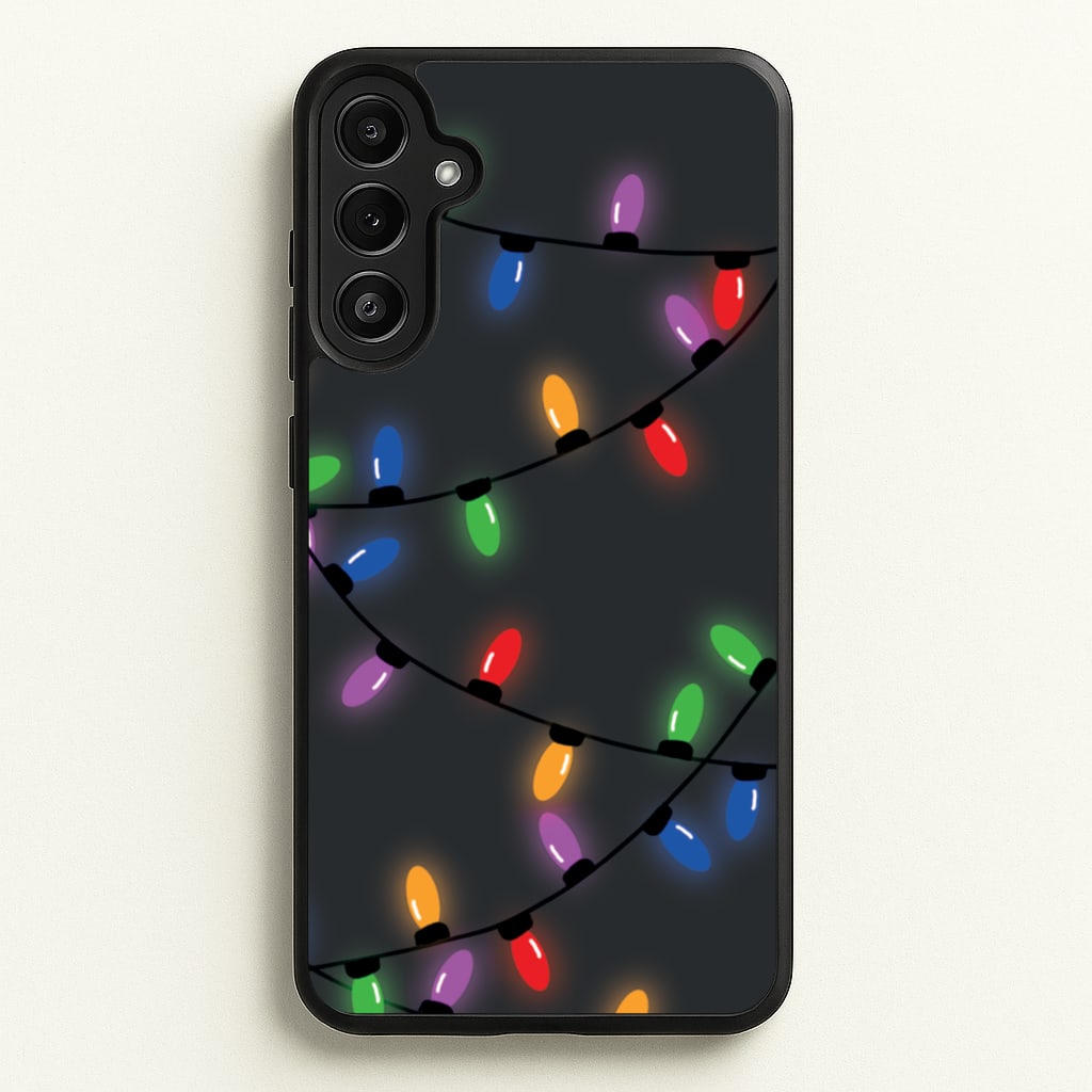 Rainbow Lights - Christmas Patterns - Christmas Patterns Phone Case for Galaxy A34