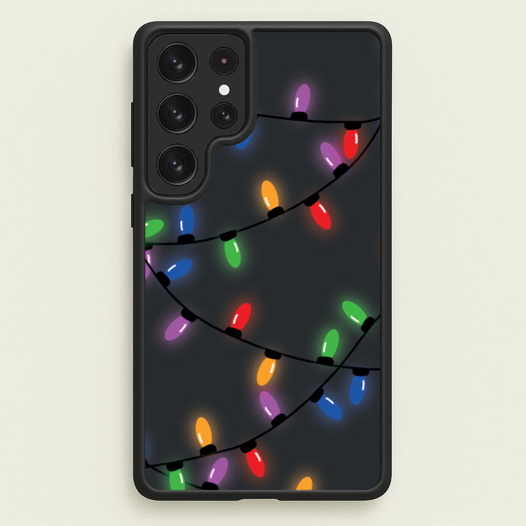 Rainbow Lights - Christmas Patterns - Christmas Patterns Phone Case for Galaxy S22 Ultra