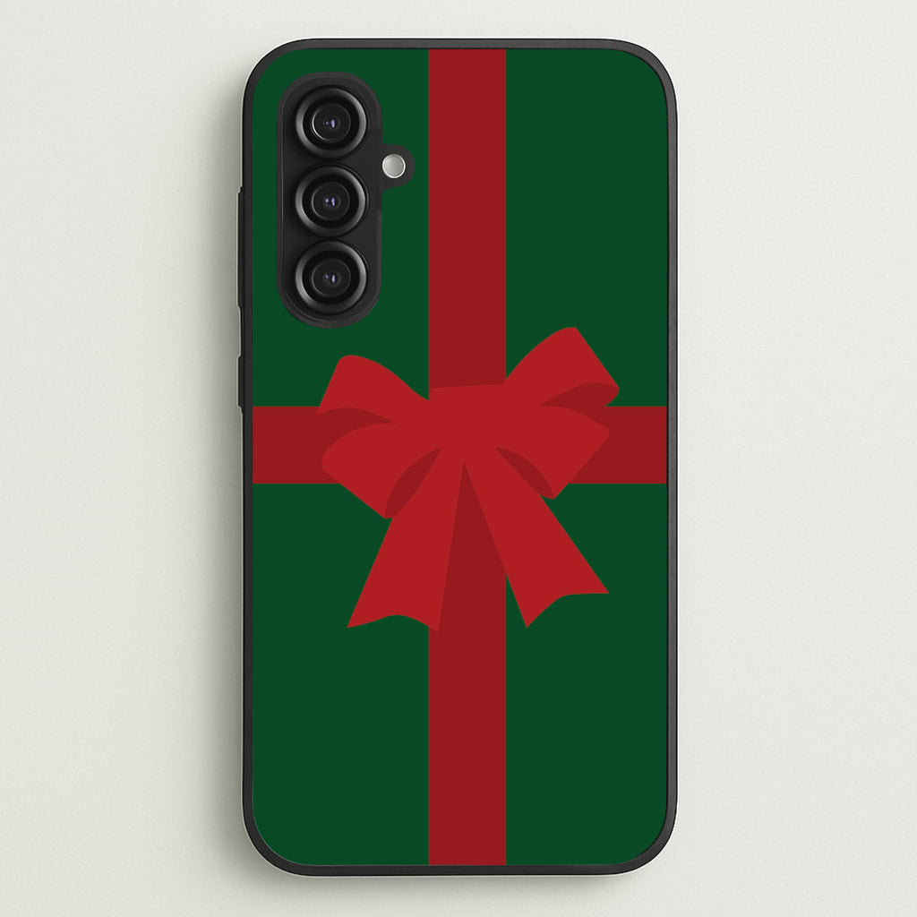 Xmas Bow - Christmas Patterns - Christmas Patterns Phone Case for Galaxy S23FE