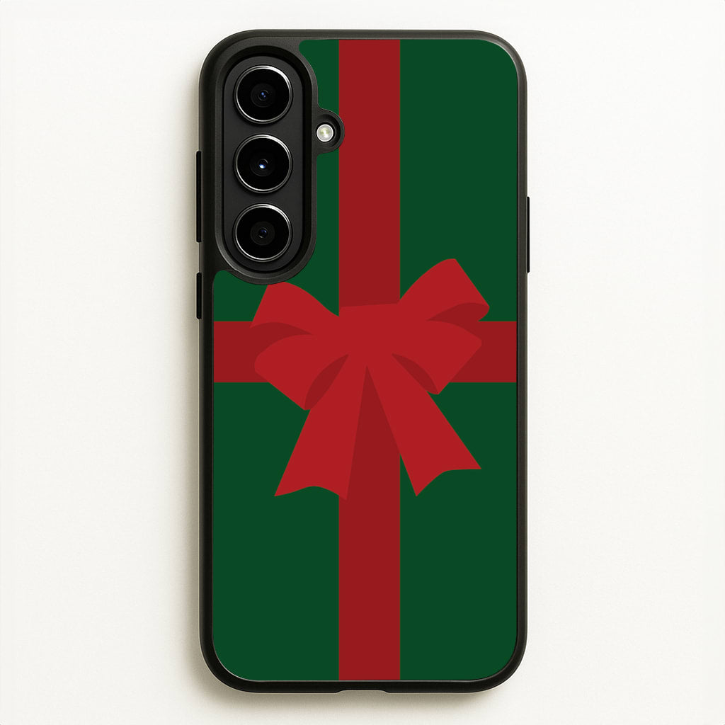 Xmas Bow - Christmas Patterns - Christmas Patterns Phone Case for Galaxy A56