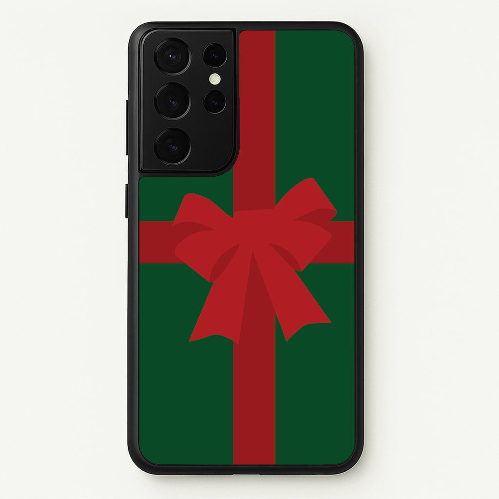 Xmas Bow - Christmas Patterns - Christmas Patterns Phone Case for Galaxy S21 Ultra