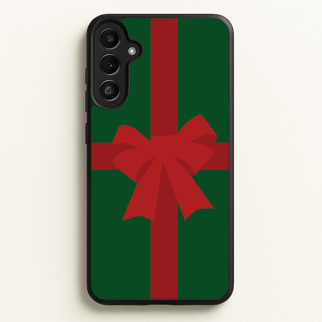 Xmas Bow - Christmas Patterns - Christmas Patterns Phone Case for Galaxy A36