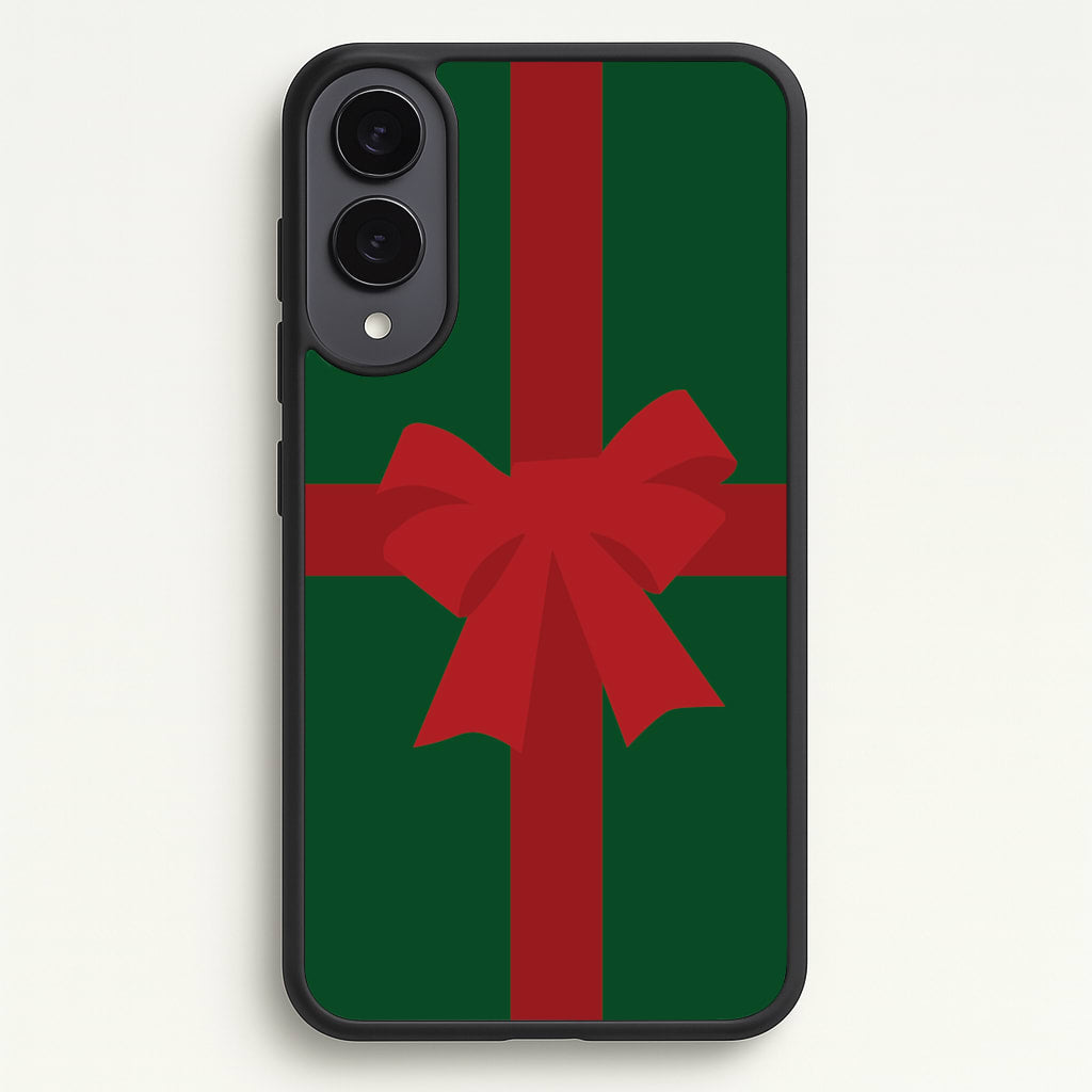Xmas Bow - Christmas Patterns - Christmas Patterns Phone Case for Galaxy S25 Edge