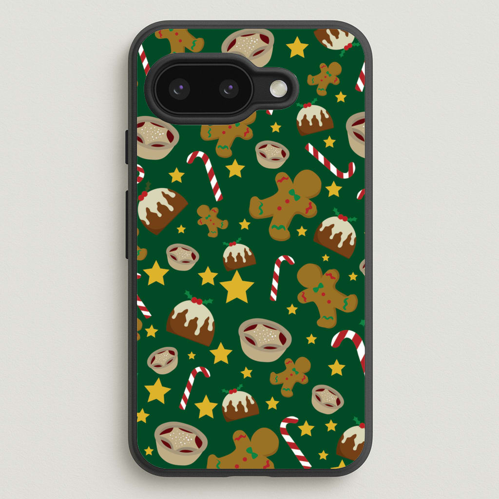 Festive - Christmas Patterns - Christmas Patterns Phone Case for Google Pixel 9a