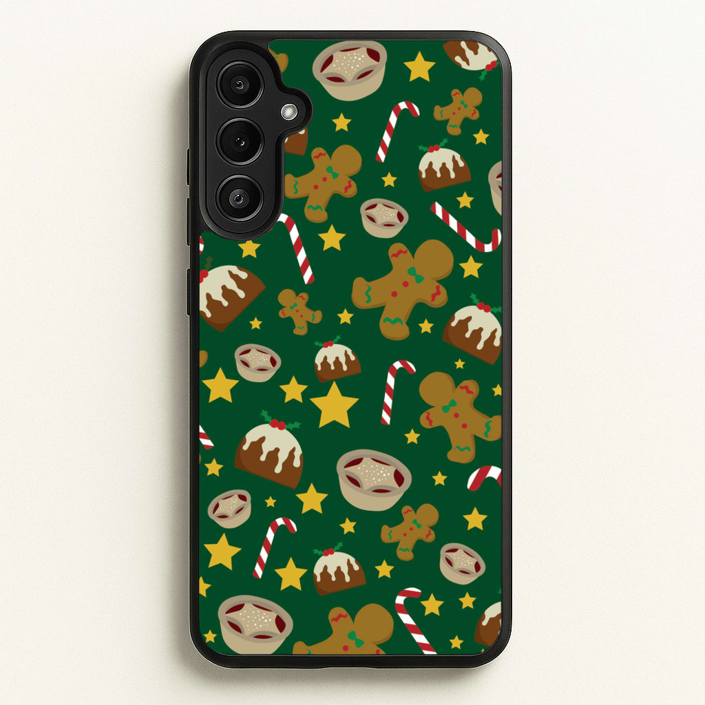 Festive - Christmas Patterns - Christmas Patterns Phone Case for Galaxy A36