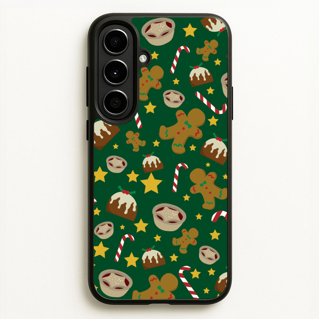Festive - Christmas Patterns - Christmas Patterns Phone Case for Galaxy A56