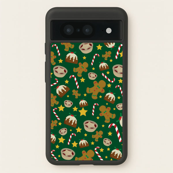 Festive - Christmas Patterns - Christmas Patterns Phone Case for Google Pixel 8