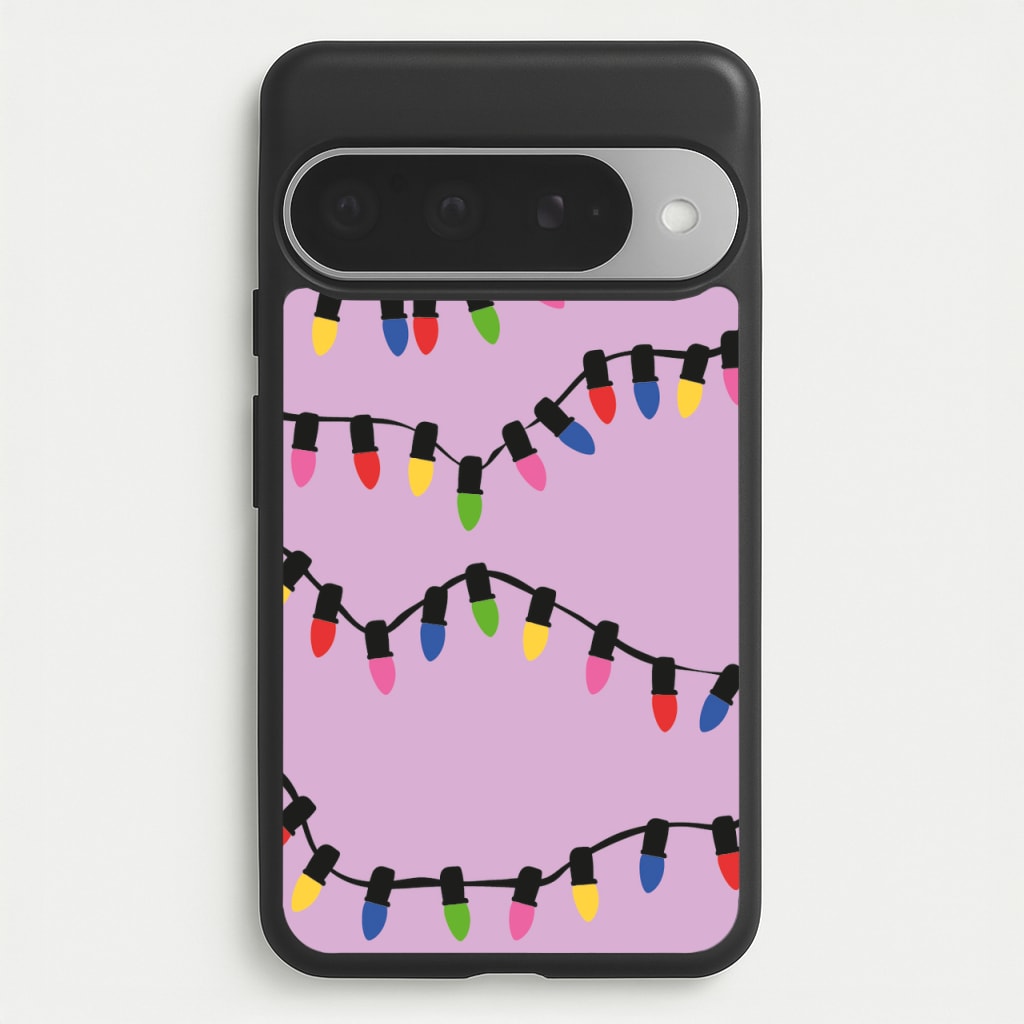 Pink Lights - Christmas Patterns Phone Case for Google Pixel 10 Pro XL