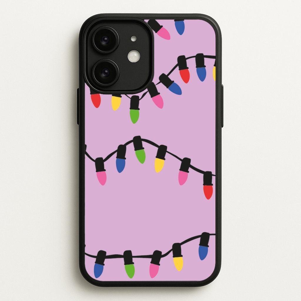 Pink Lights - Christmas Patterns - Christmas Patterns Phone Case for iPhone 11