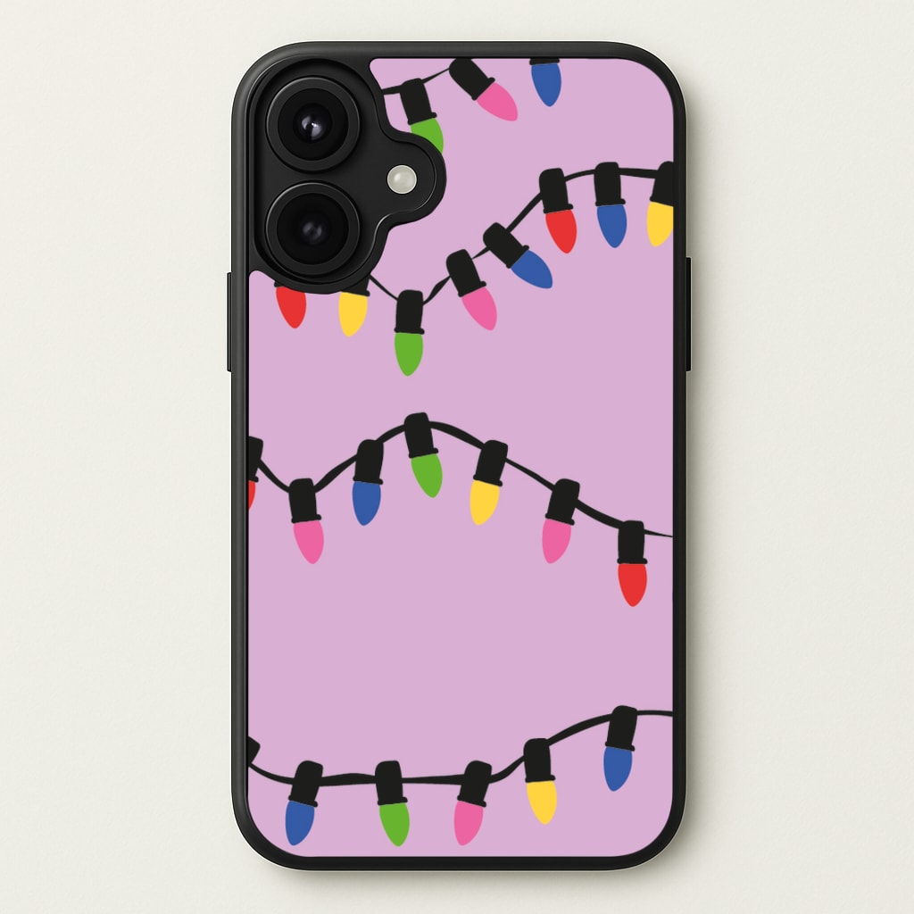 Pink Lights - Christmas Patterns Phone Case for iPhone 17