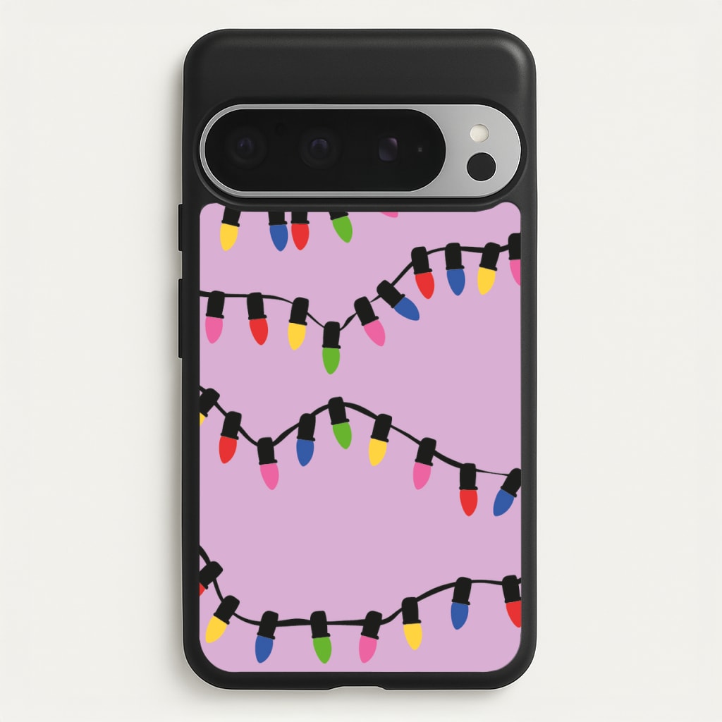 Pink Lights - Christmas Patterns - Christmas Patterns Phone Case for Google Pixel 9 Pro XL