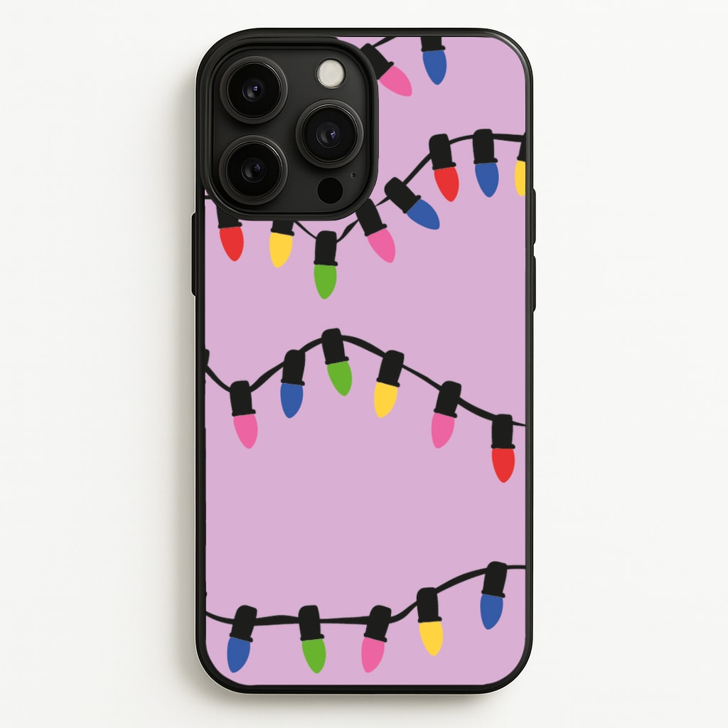 Pink Lights - Christmas Patterns - Christmas Patterns Phone Case for iPhone 13 Pro Max