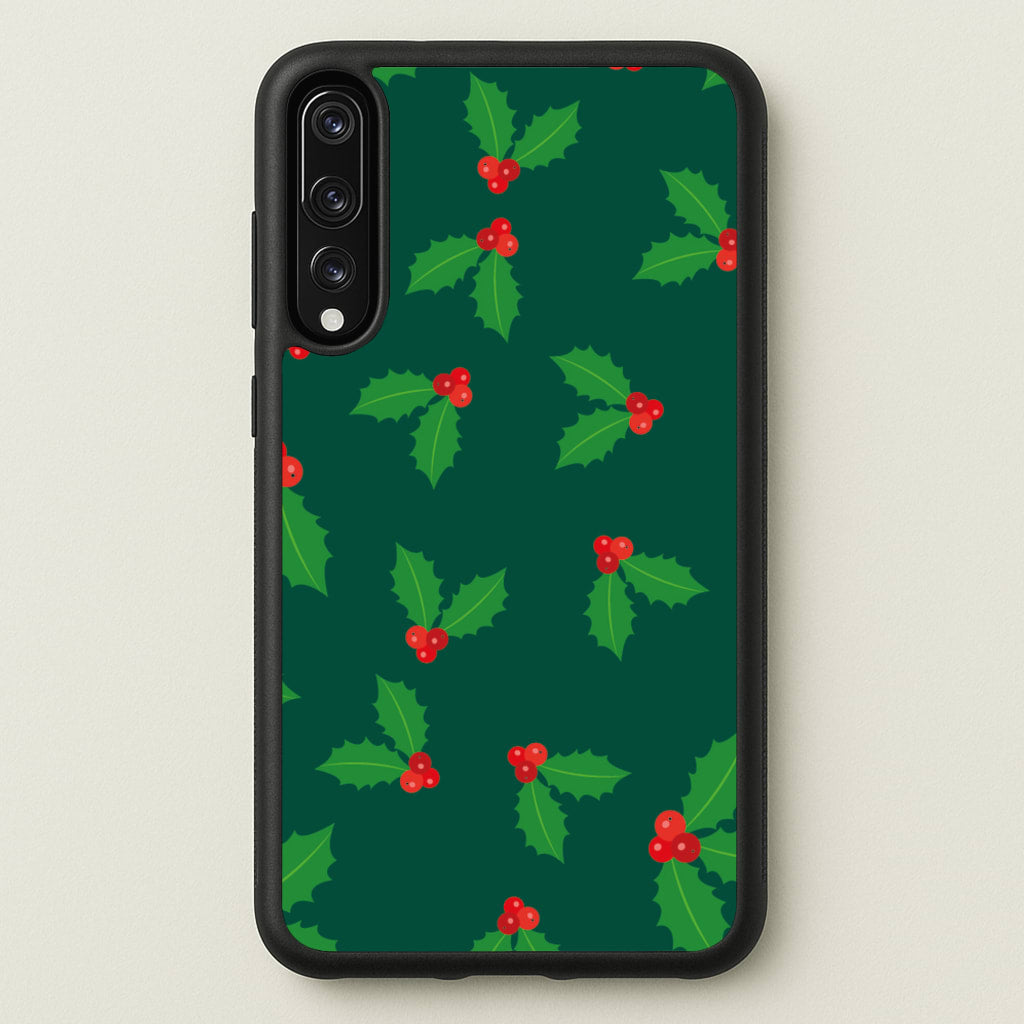 Holly - Christmas Patterns - Christmas Patterns Phone Case for Huawei P20 Pro