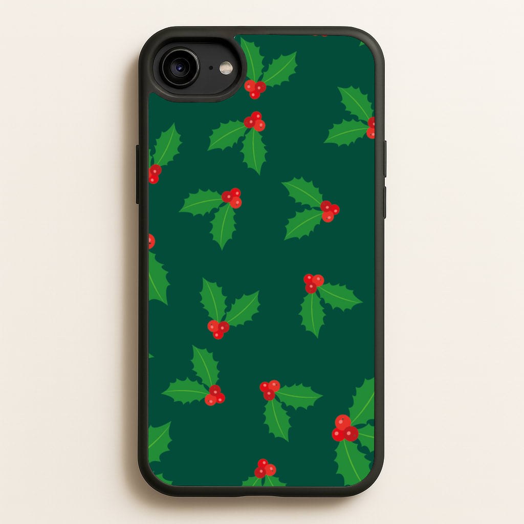 Holly - Christmas Patterns - Christmas Patterns Phone Case for iPhone 6 / 7 / 8 / SE