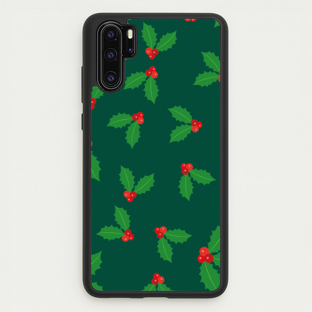 Holly - Christmas Patterns - Christmas Patterns Phone Case for Huawei P30 Pro