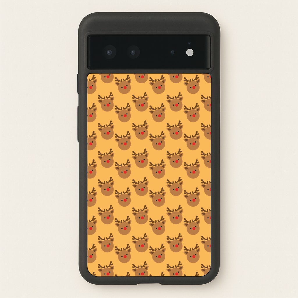 Rudolph Pattern - Christmas Patterns - Christmas Phone Case for Google Pixel 6