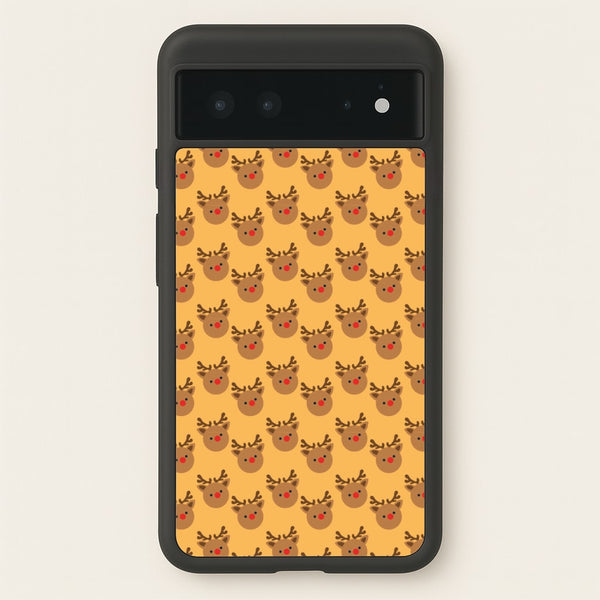 Rudolph Pattern - Christmas Patterns - Christmas Phone Case for Google Pixel 6