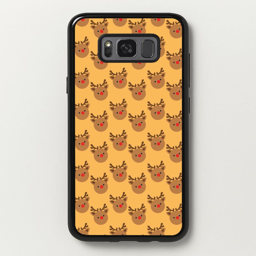 Rudolph Pattern - Christmas Patterns - Christmas Phone Case for Galaxy S8 Plus