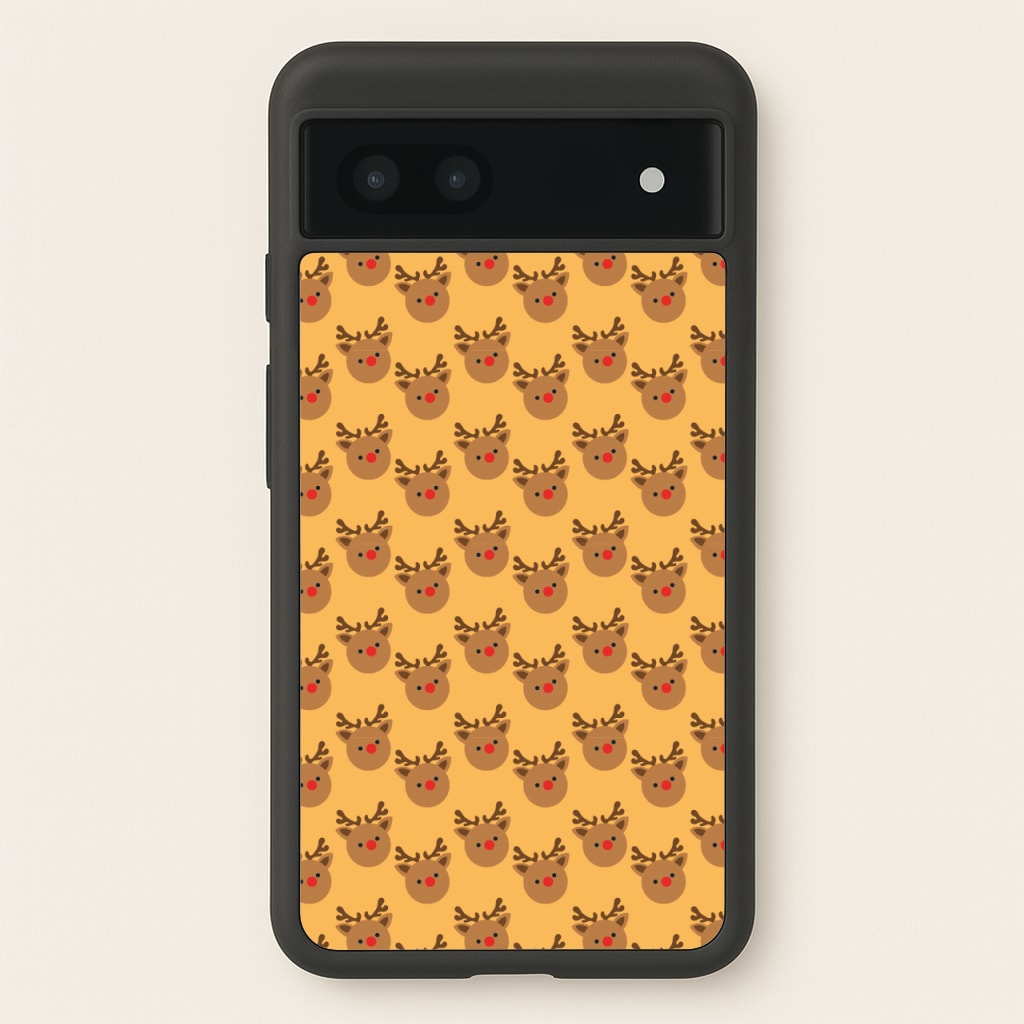Rudolph Pattern - Christmas Patterns - Christmas Phone Case for Google Pixel 7a