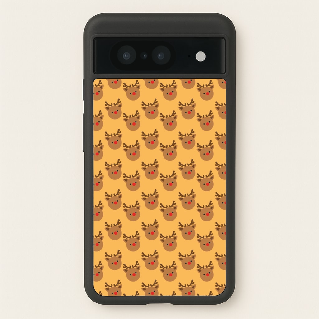 Rudolph Pattern - Christmas Patterns - Christmas Phone Case for Google Pixel 8