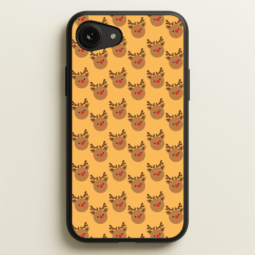 Rudolph Pattern - Christmas Patterns - Christmas Phone Case for iPhone 16e