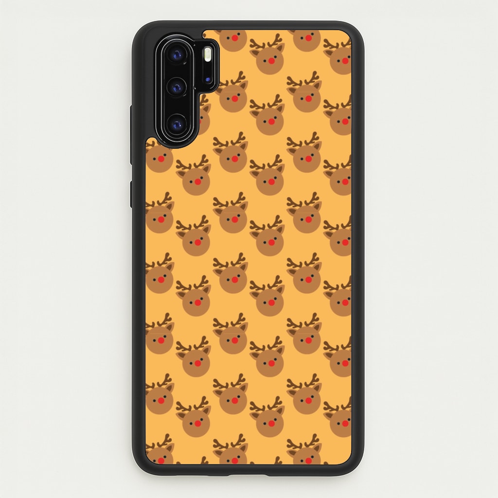 Rudolph Pattern - Christmas Patterns - Christmas Phone Case for Huawei P30 Pro
