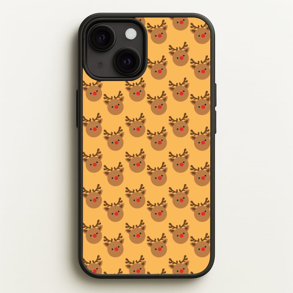 Rudolph Pattern - Christmas Patterns - Christmas Phone Case for iPhone 13 Mini