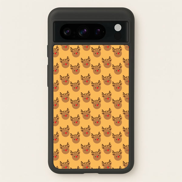 Rudolph Pattern - Christmas Patterns - Christmas Phone Case for Google Pixel 8 Pro