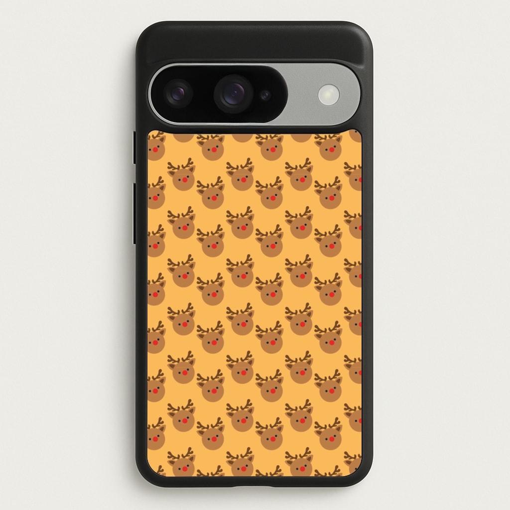 Rudolph Pattern - Christmas Patterns Phone Case for Google Pixel 10 / 10 Pro