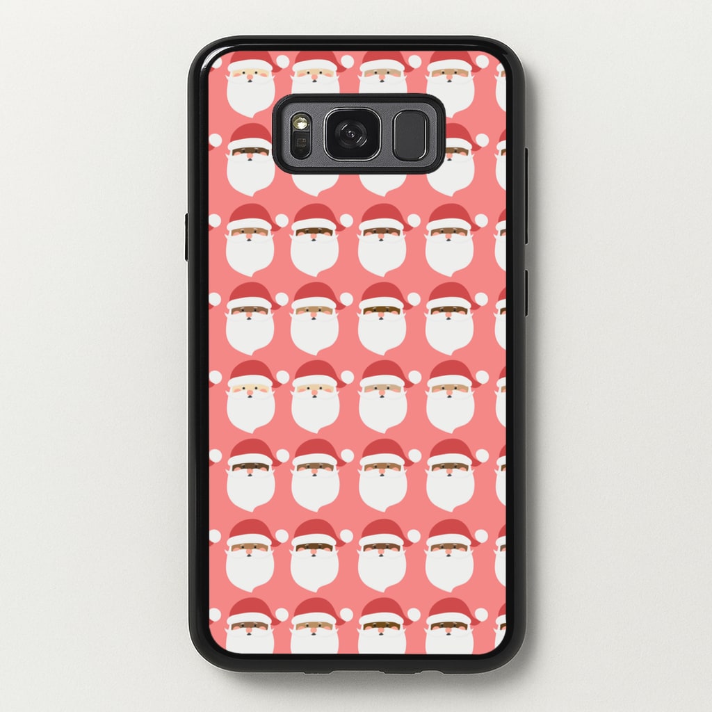 Santa Pattern - Christmas Patterns - Christmas Phone Case for Galaxy S8