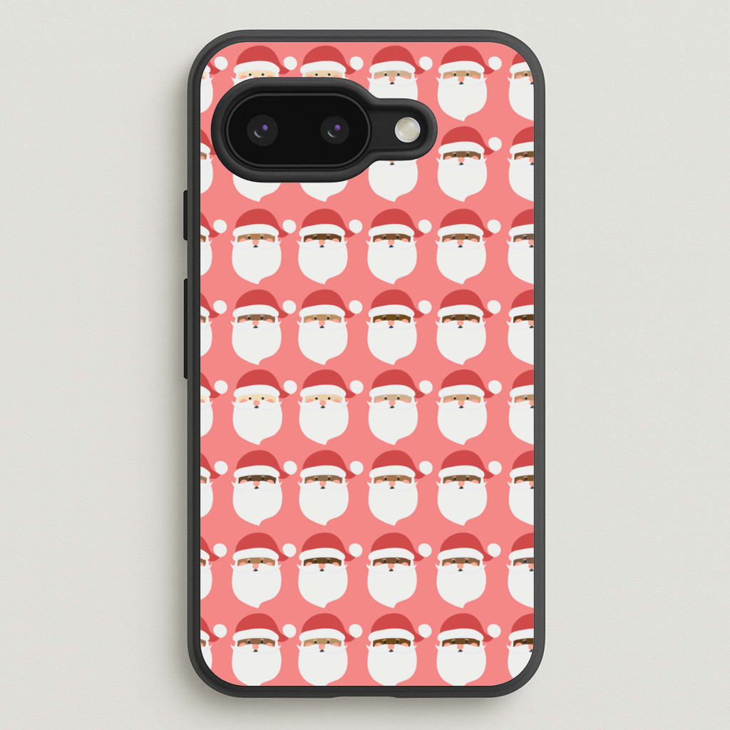 Santa Pattern - Christmas Patterns - Christmas Phone Case for Google Pixel 9a