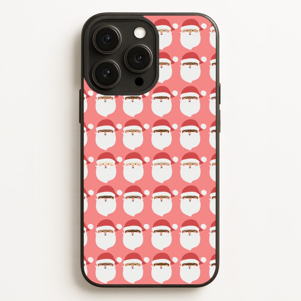 Santa Pattern - Christmas Patterns - Christmas Phone Case for iPhone 12 Pro Max