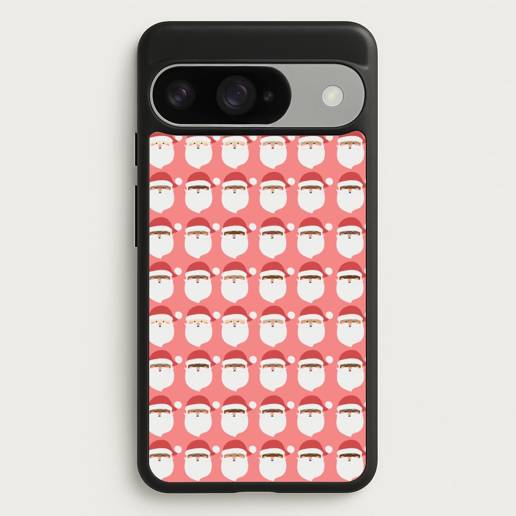 Santa Pattern - Christmas Patterns Phone Case for Google Pixel 10 / 10 Pro