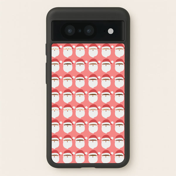 Santa Pattern - Christmas Patterns - Christmas Phone Case for Google Pixel 8