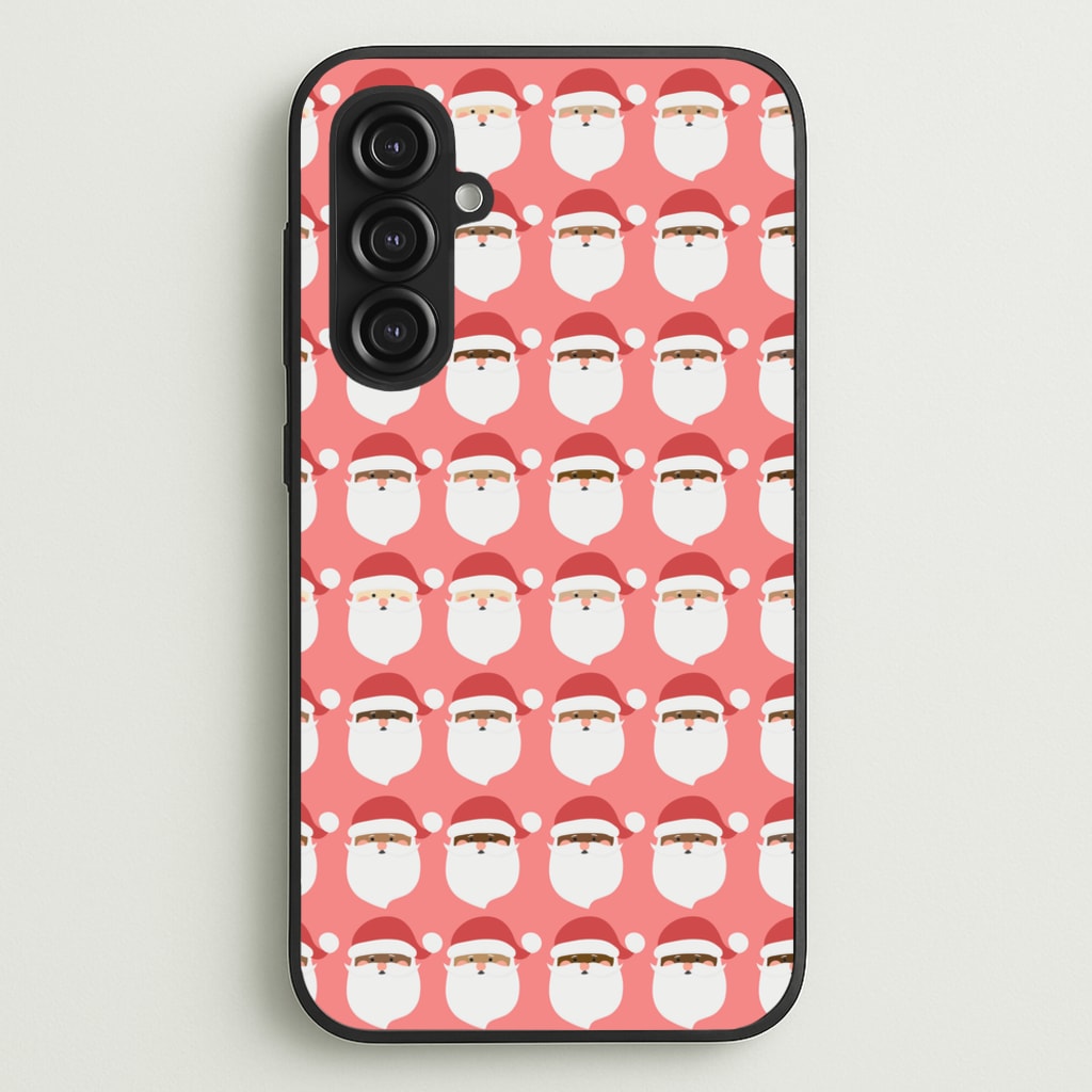 Santa Pattern - Christmas Patterns - Christmas Phone Case for Galaxy S23FE