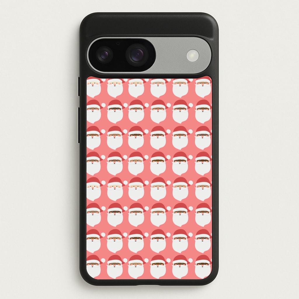Santa Pattern - Christmas Patterns - Christmas Phone Case for Google Pixel 9 / 9 Pro