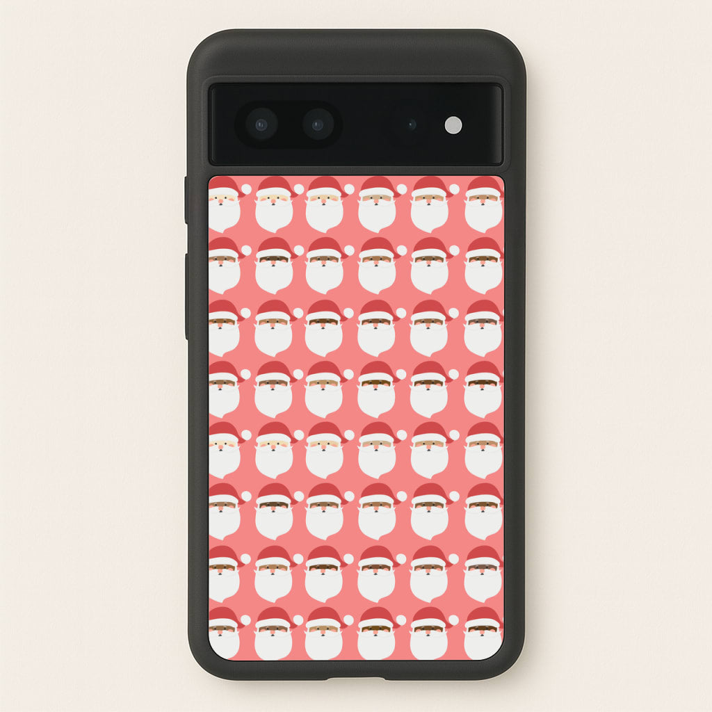 Santa Pattern - Christmas Patterns - Christmas Phone Case for Google Pixel 7