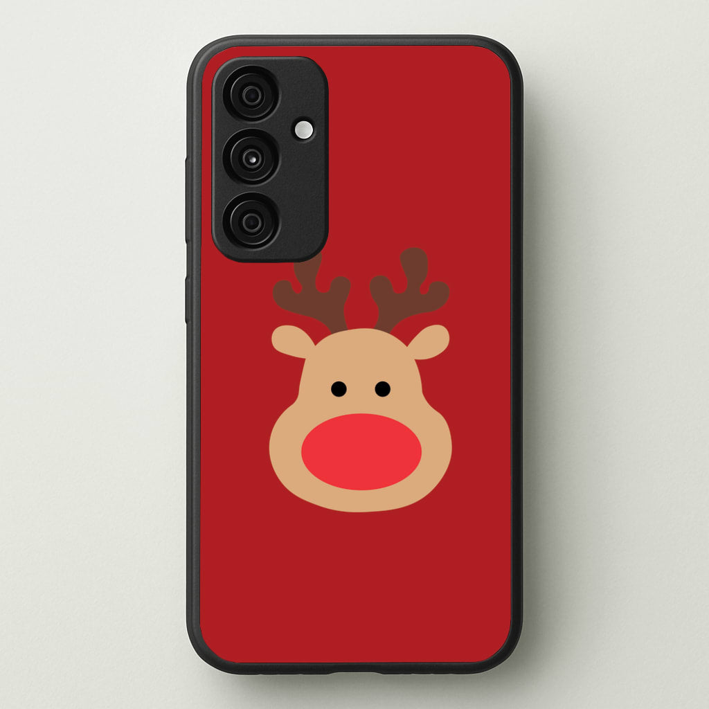 Rudolph Face - Christmas - Christmas Phone Case for Galaxy A15