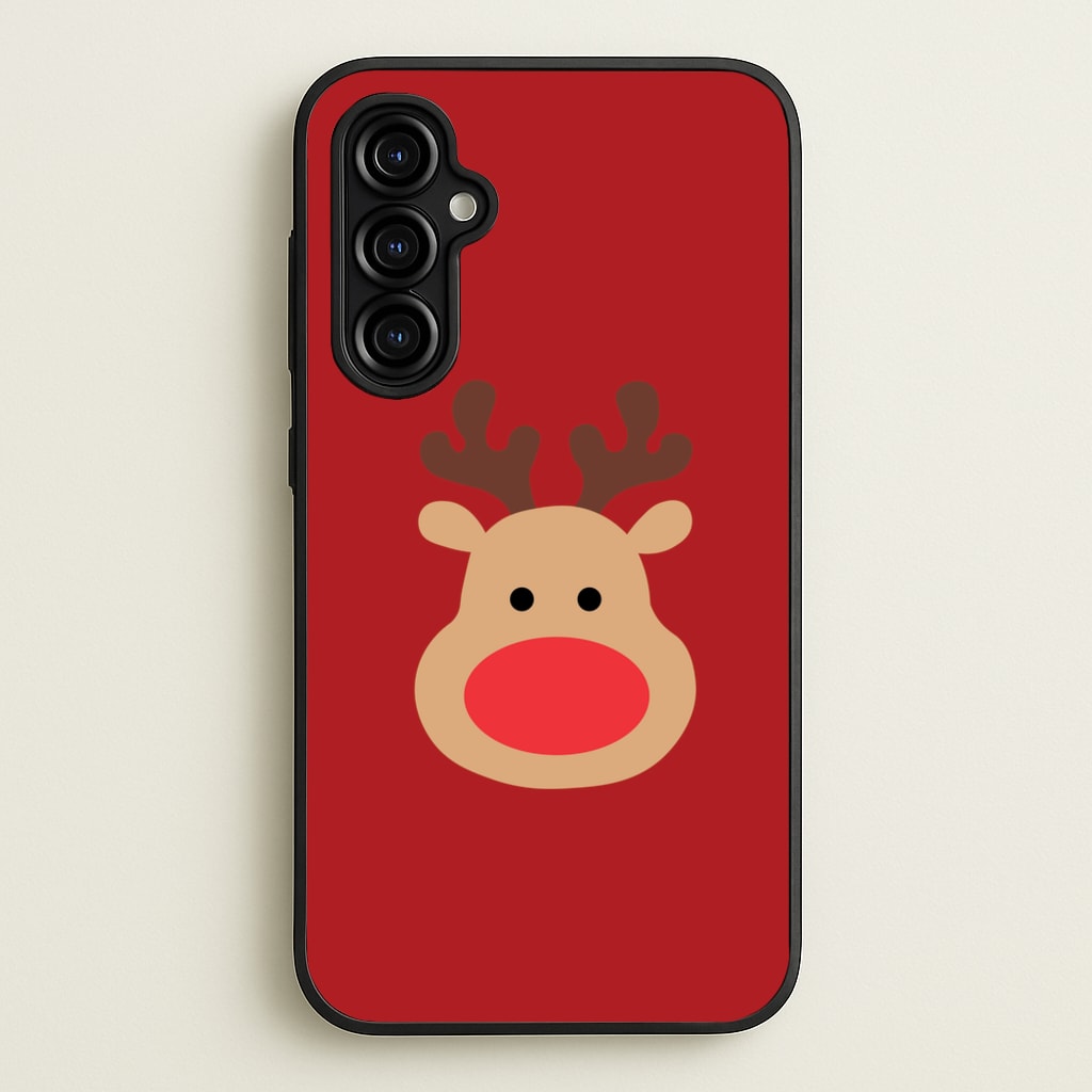 Rudolph Face - Christmas - Christmas Phone Case for Galaxy A54